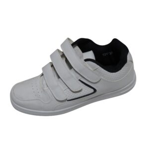 Running Shoe White Velcro strap